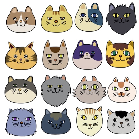 いろいろなねこ