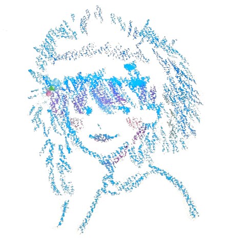 クレヨン画