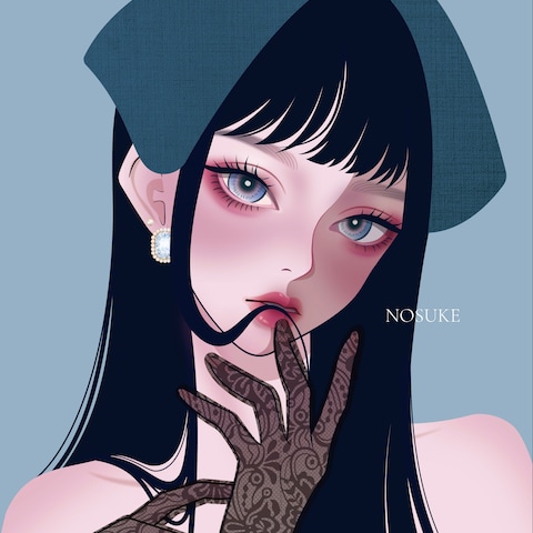 上半身イラストサンプル
