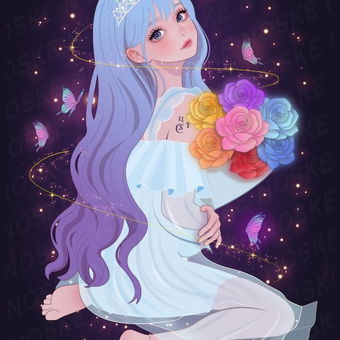 配信用背景イラスト/イベントイラスト