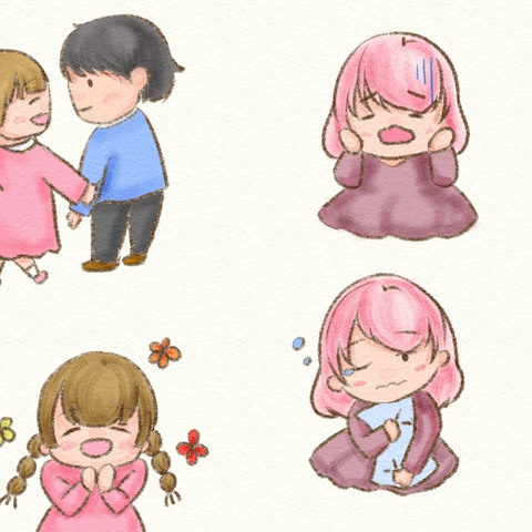 水彩手書き風イラスト