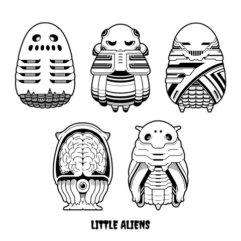 LITTLE ALIENSオリジナルイラスト