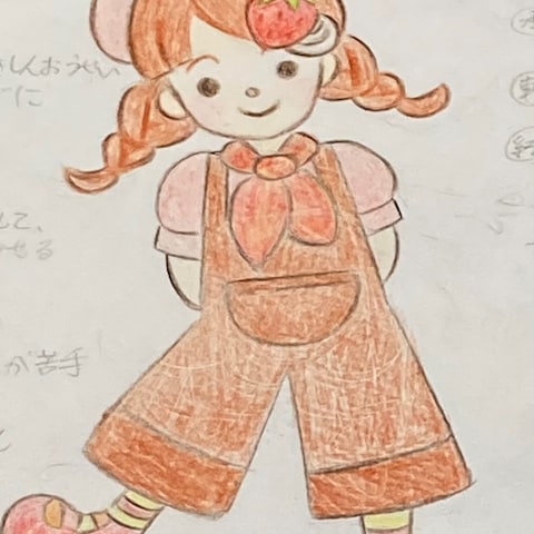 オリジナル絵本のキャラデザ