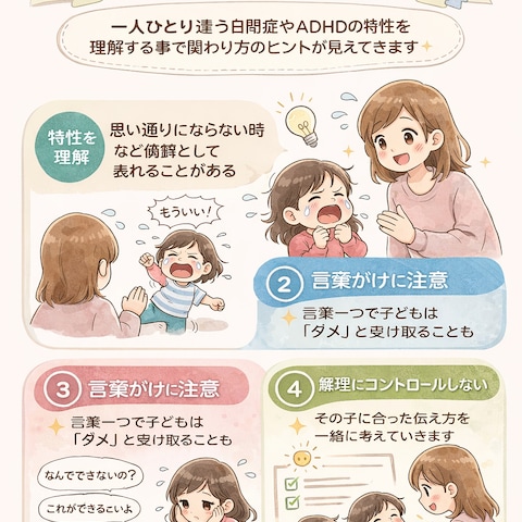 特性理解で変わる関わり方