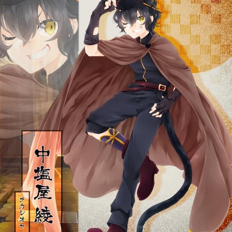 和ファンタジーデザイン着彩01.・立ち絵ディスプレイ
