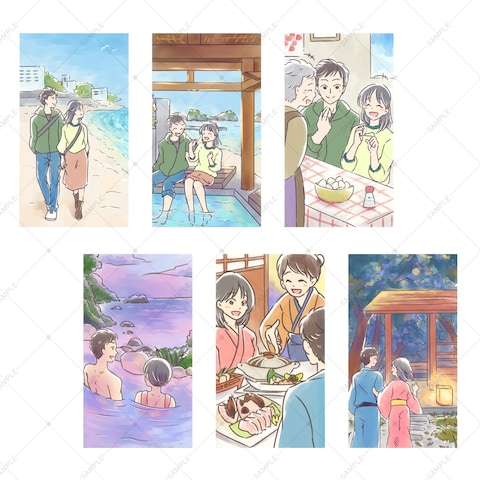 絵コンテ用イラスト