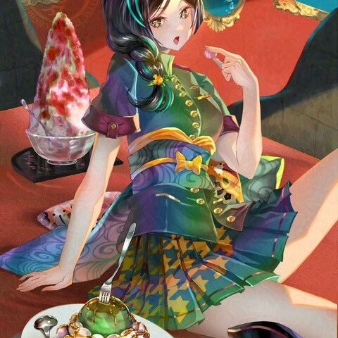 Vtuberキービジュアル作成