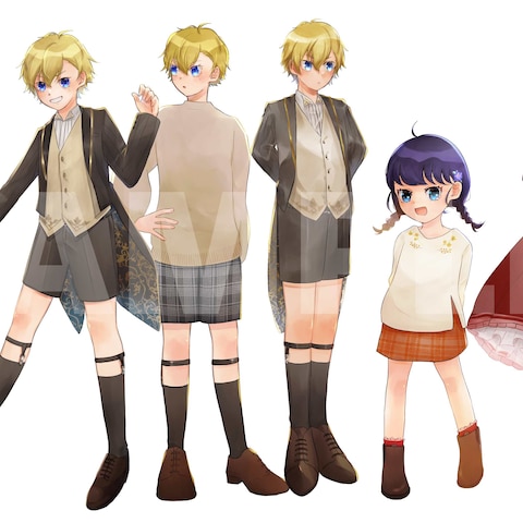 TRPG等立ち絵（子ども）
