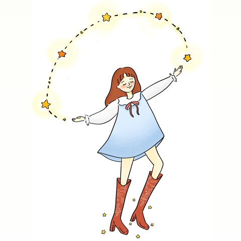 女の子のイラスト