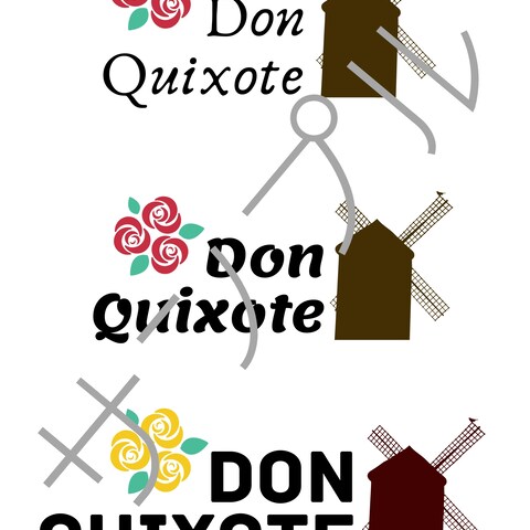 バレエ作品「Don Quixote」タイトル文字