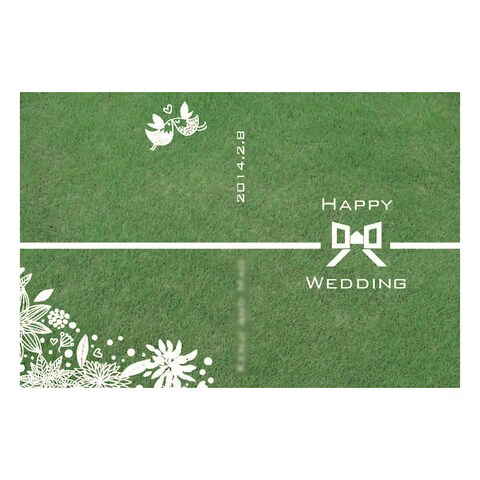 結婚式のDVD用パッケージデザイン