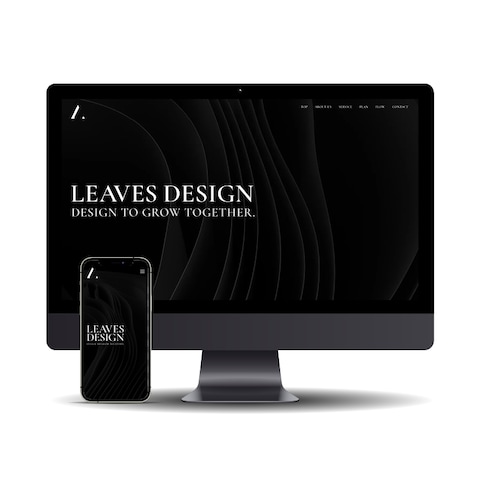 LEAVES DESIGN WEBサイト