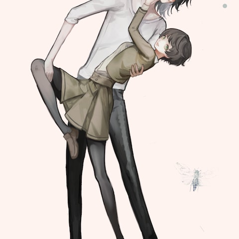 役者と美少女のキャラクターデザイン、イラスト制作