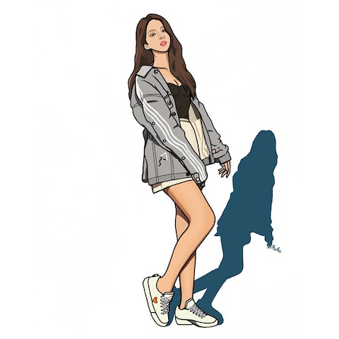 BLACKPINK ジスちゃんイラスト