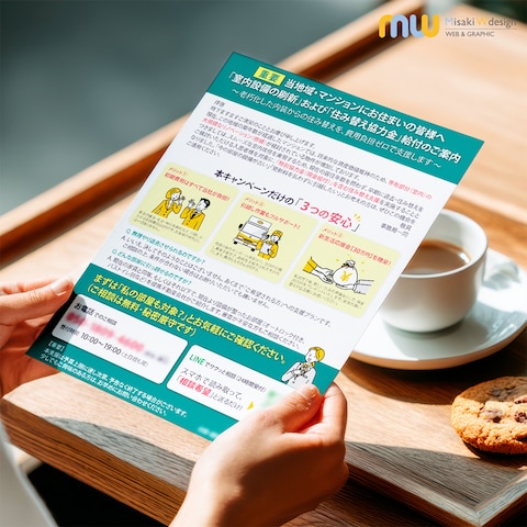 【実案件公開】住み替え事業チラシデザイン