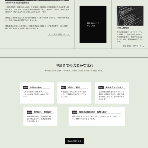 士業のデモサイト（WordPress）