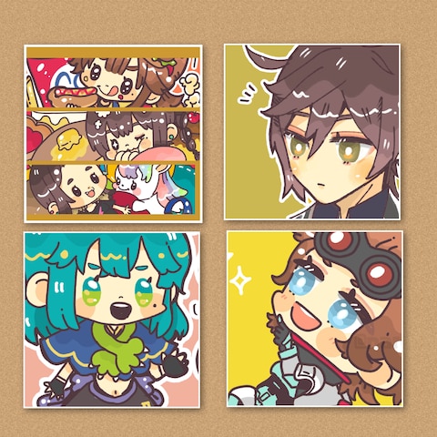 様々な絵柄でイラストを描きます
