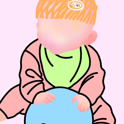 自主制作：赤ちゃんに被せたくなる果物ネット