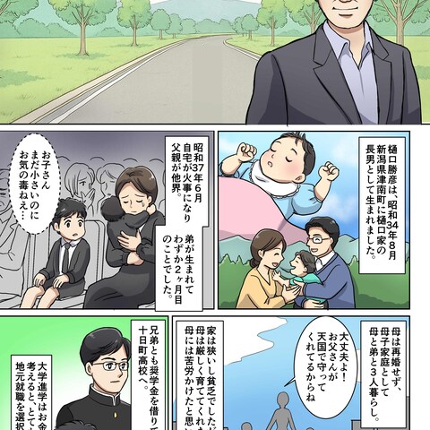 経営者プロフィール漫画