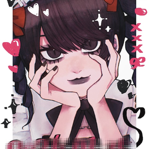 チェキ風イラスト
