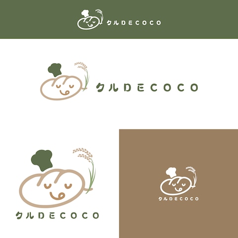 米粉パン屋様のロゴデザイン