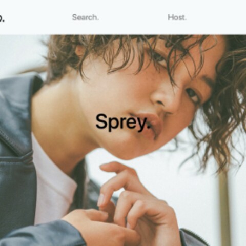 オリジナルサイトsprey.のwebサイト（非公開）