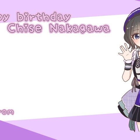 生誕メッセージカード♪
