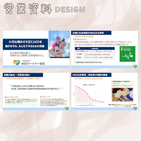 営業資料作成の作例実績