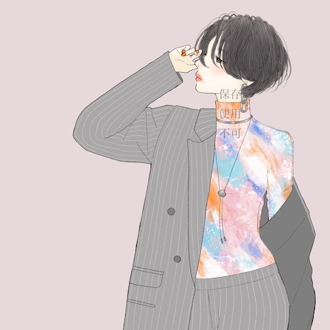 美容室の商用イラスト