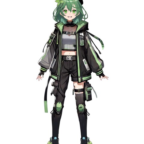 Vtuberイラストラフ