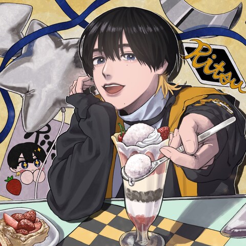コンセプトカフェのキャストさんの誕生日イラスト制作
