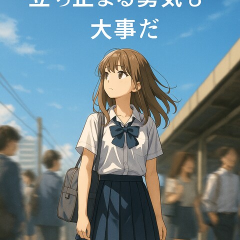 「立ち止まる勇気」モノローグ制作