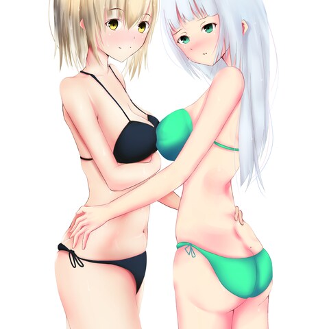 水着少女