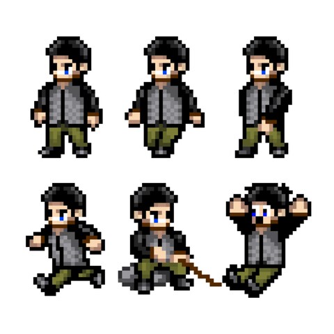 YouTube「おーちゃんスピリッツ」オリジナルドット絵