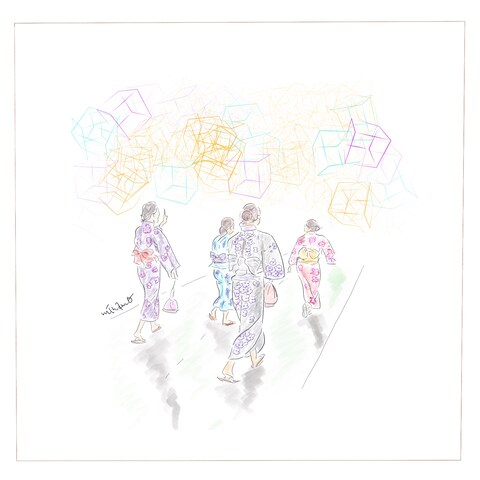 夏の夜の帰り際
