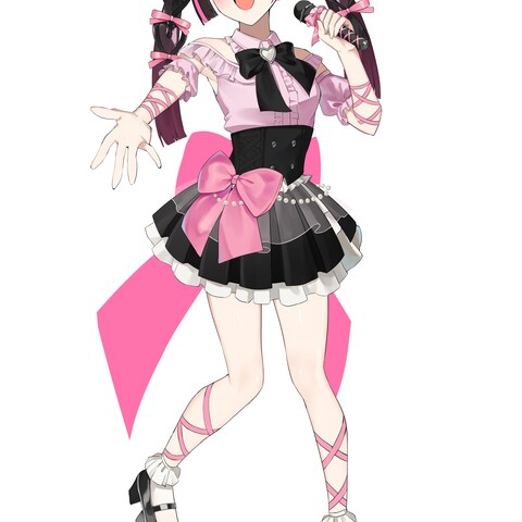 アイドルモチーフ立ち絵