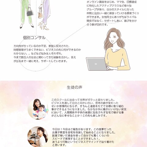 起業家　プロフィール用ホームページ　デモサイト