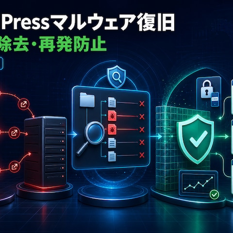 複数WordPressサイトのマルウェア復旧