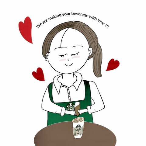 スタバのお姉さん♡