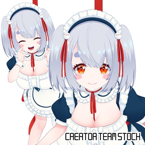 【ご依頼実績】Vtuber 雨依みるく 新衣装