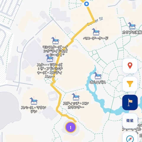 ディズニーリゾート専用の独自ナビWEBアプリ