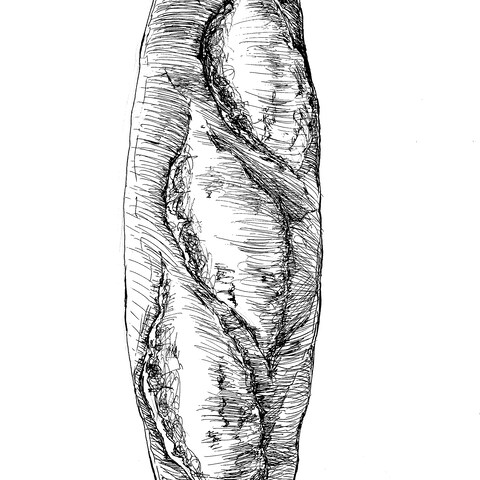リアルタッチのペン画