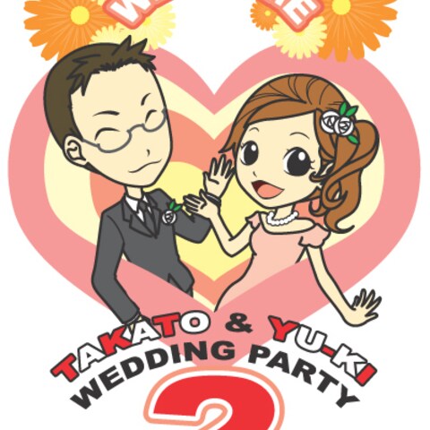 結婚式2次会ウェルカムボード