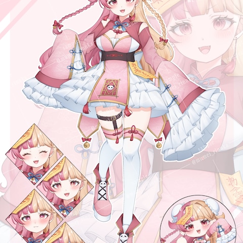 IRIAM向け立ち絵の制作
