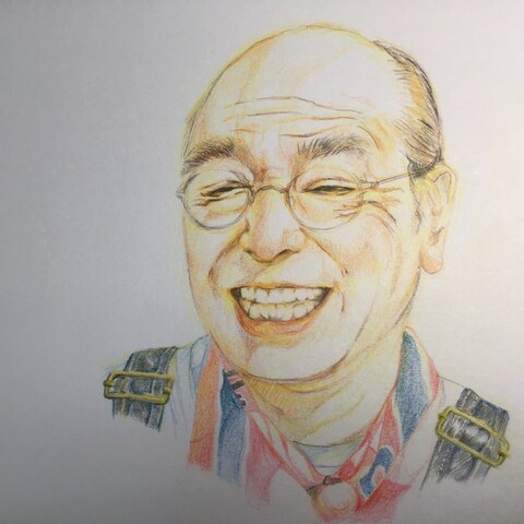 色鉛筆画