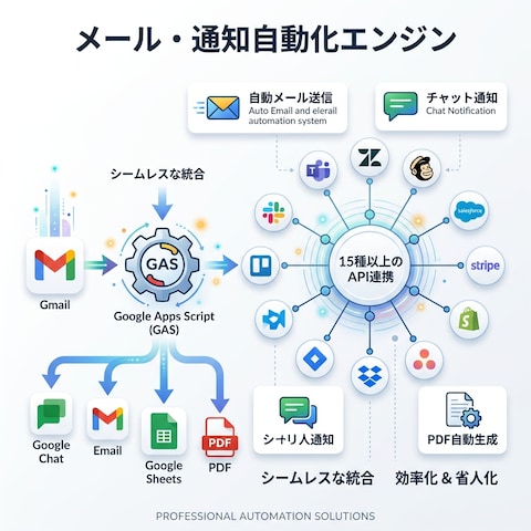 メール・通知自動化エンジン