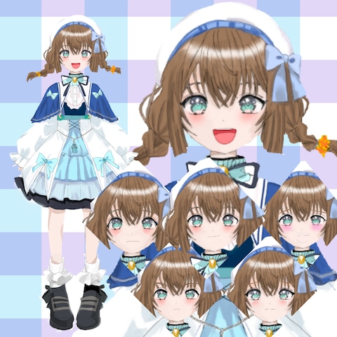 立ち絵＆表情差分サンプル