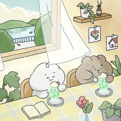 かわいいキャラクターのイラスト