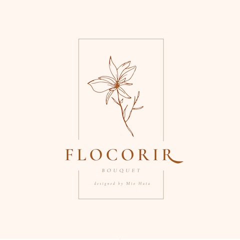フローリストFlocorir bouquet /ロゴデザイン