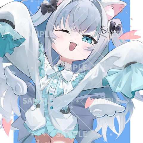 デフォルメ厚塗りイラスト